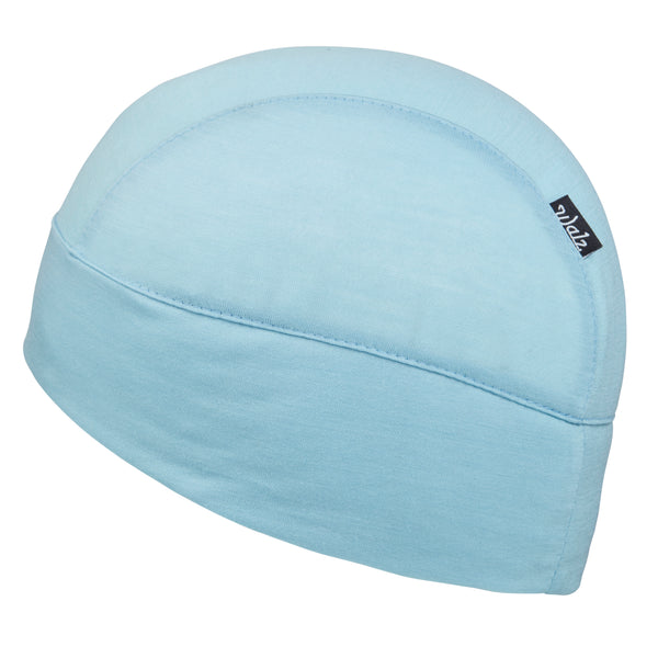Glacier Blue Merino Wool Skull Cap