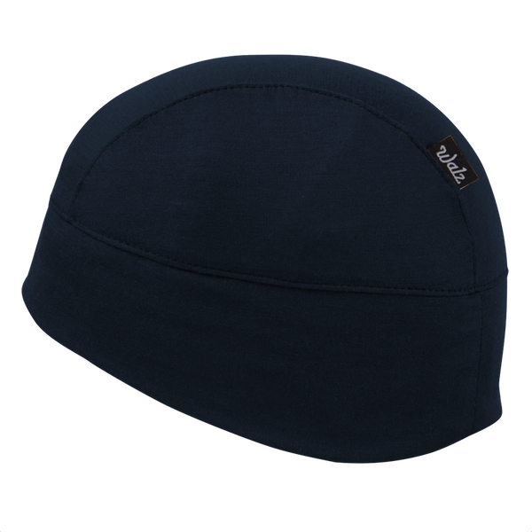 Navy Merino Wool Skull Cap