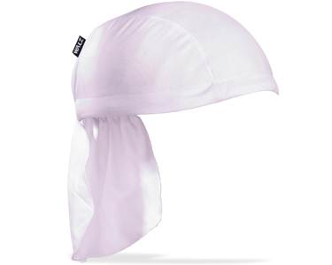 White Technical Skull Cap with Neck Flap