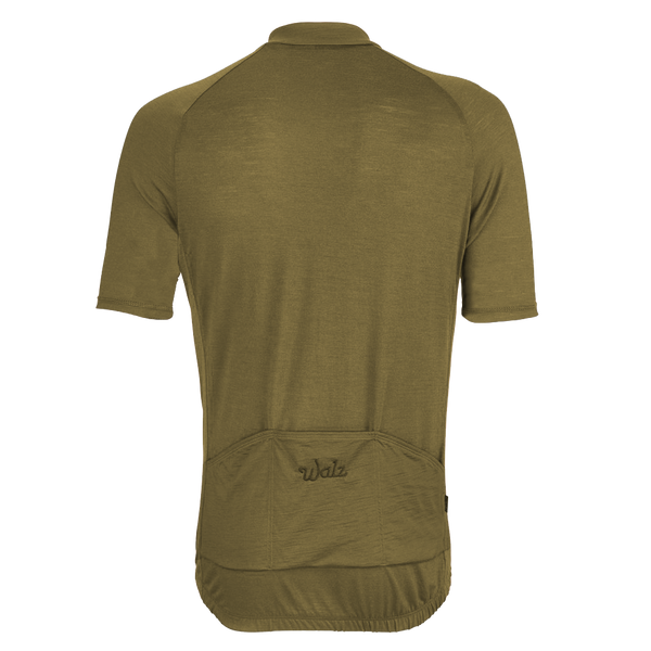 Army Olive Merino Wool Jersey
