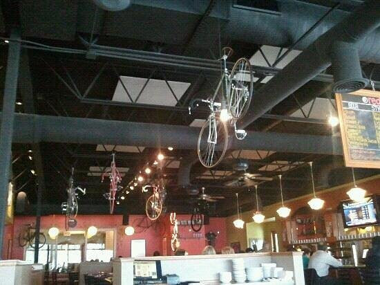 Inside view of Red Eye Brewing Company.